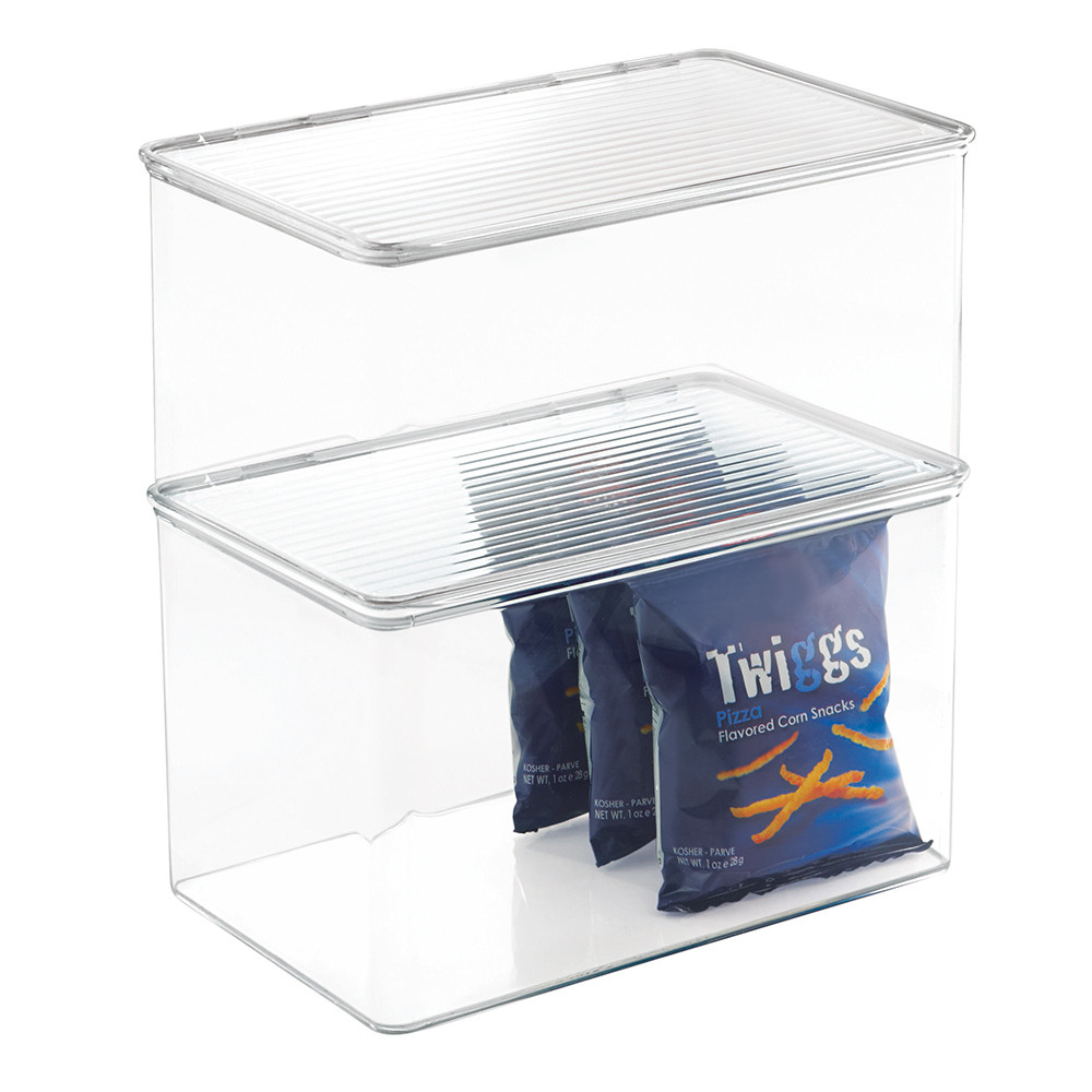 iDesign Kitchen Binz 6L Stackable Box Howards Storage World