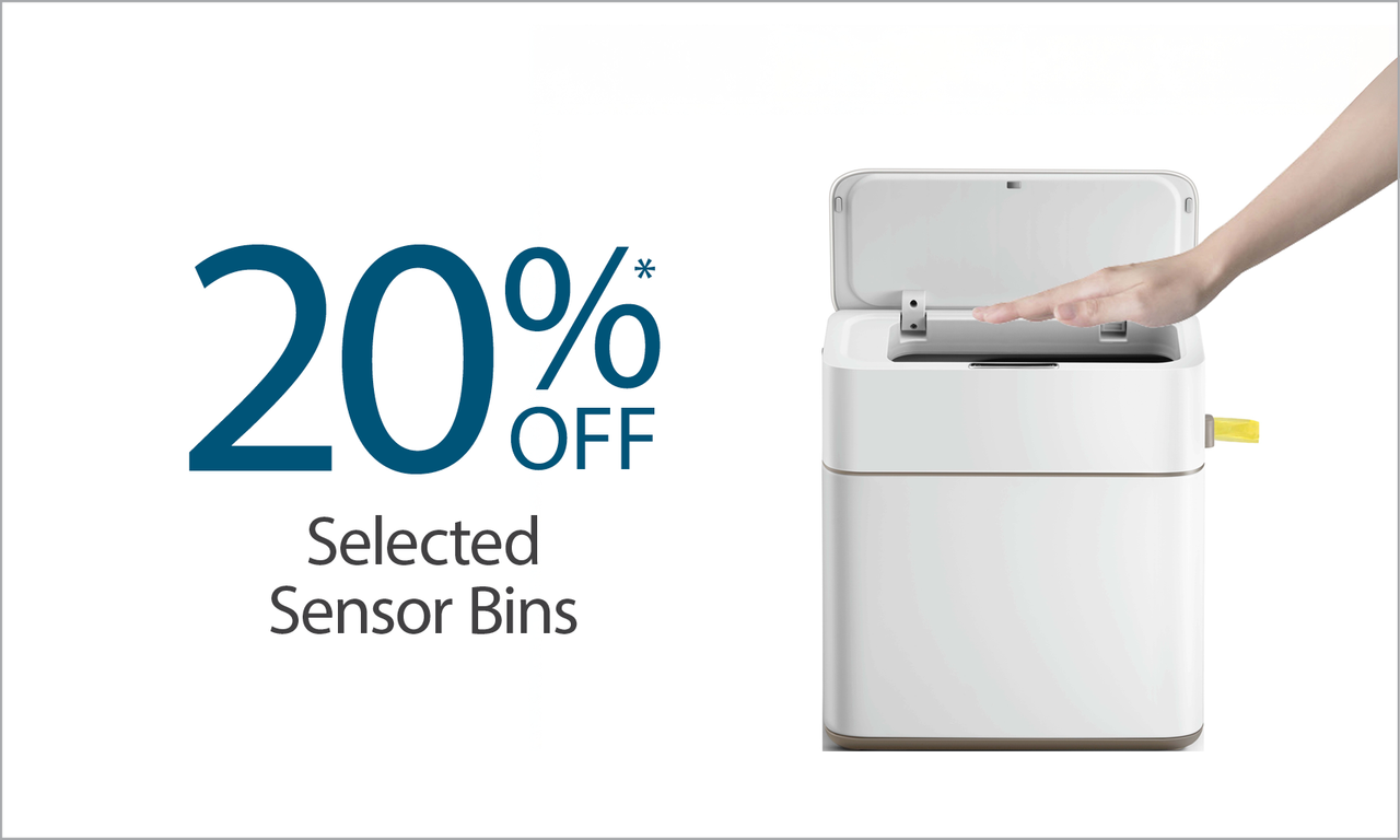 20% off selected sensor bins