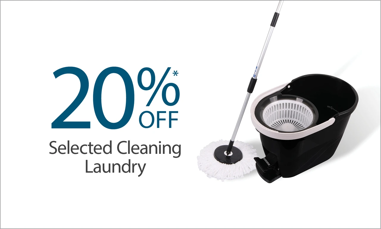 20% off selected laundry cleaning