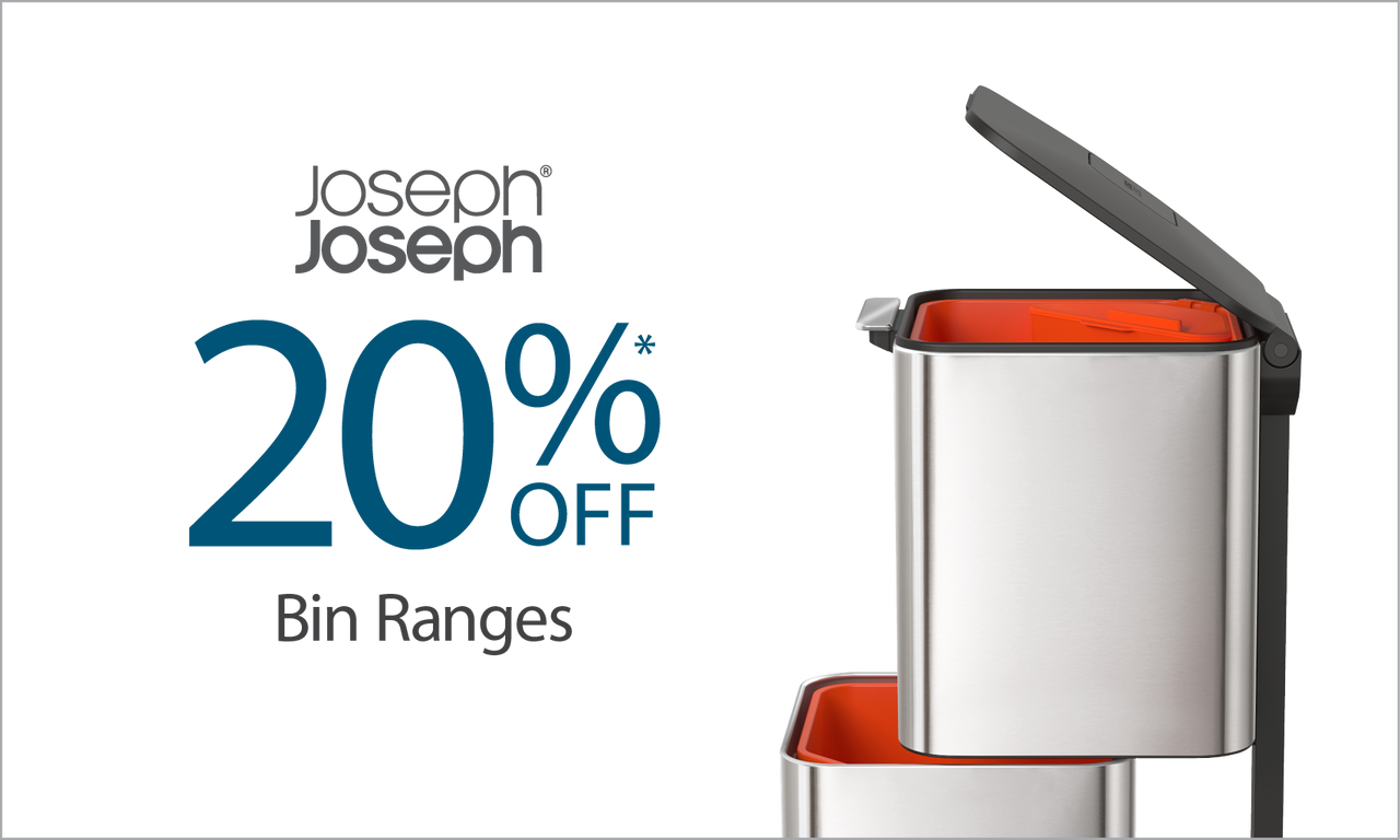 20% off joseph joseph bins