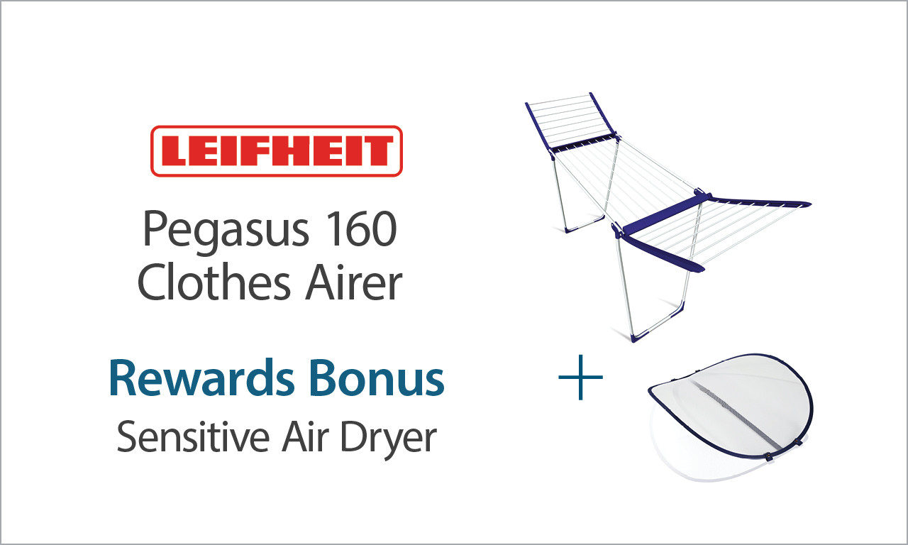 bonus item with pegasus 160 airer