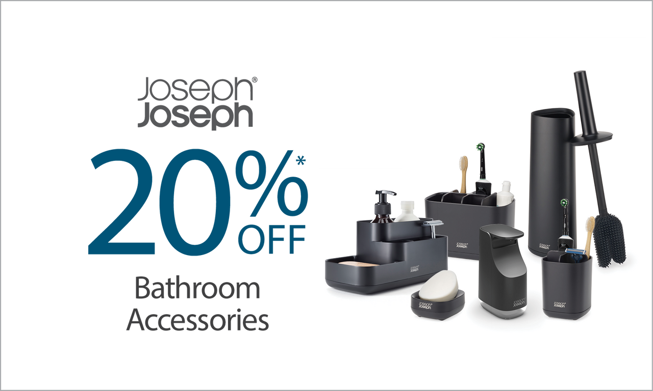 20% off joseph joseph bathroom