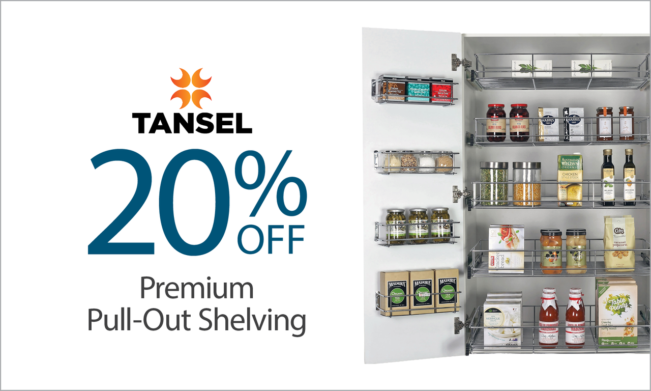 20% off tansel pull-out baskets