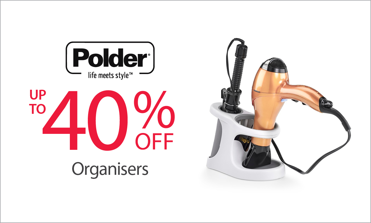 save up to 40% on polder organisers