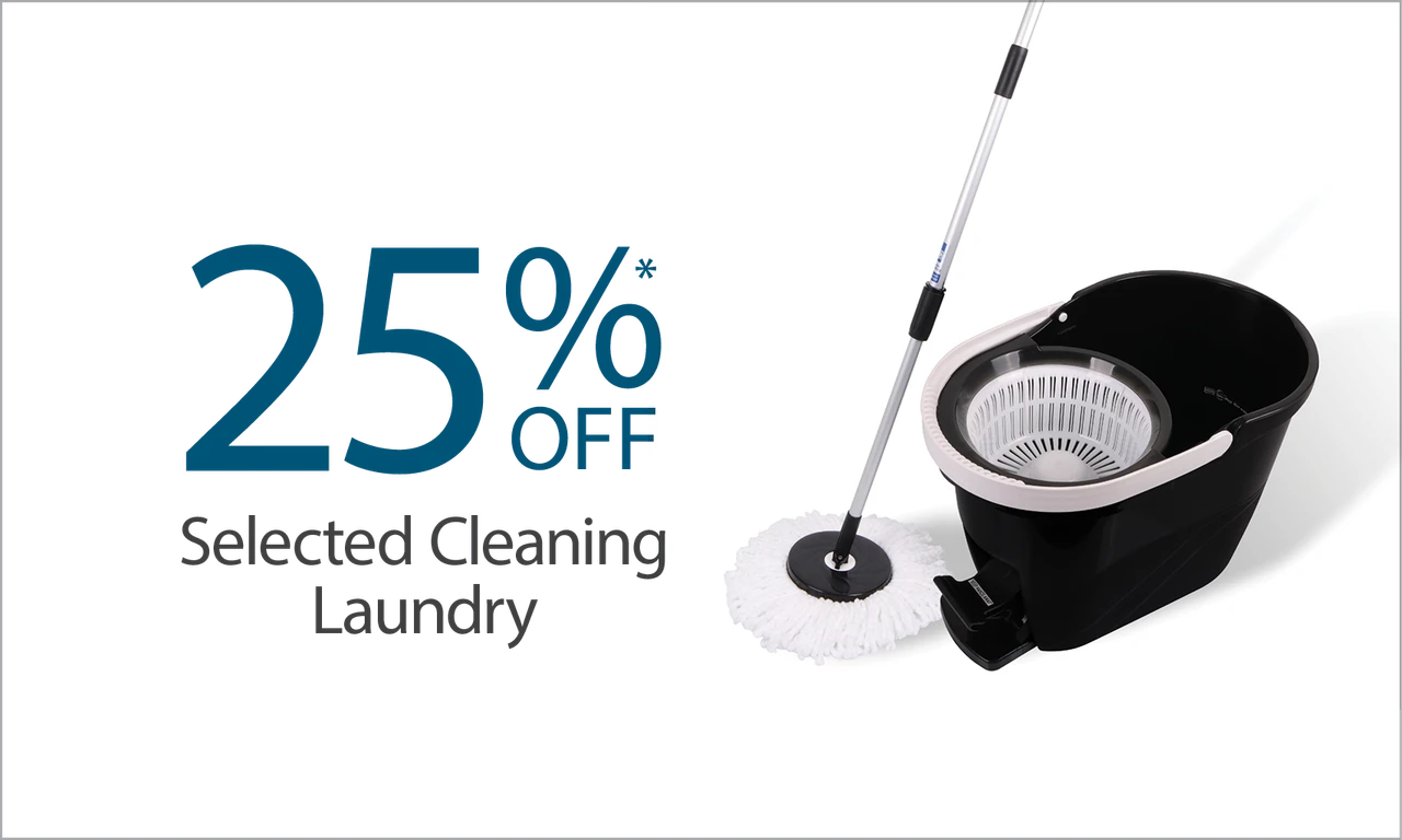25% off selected laundry cleaning