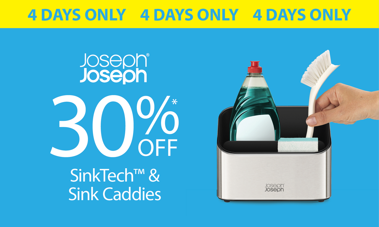 30% off joseph joseph sink