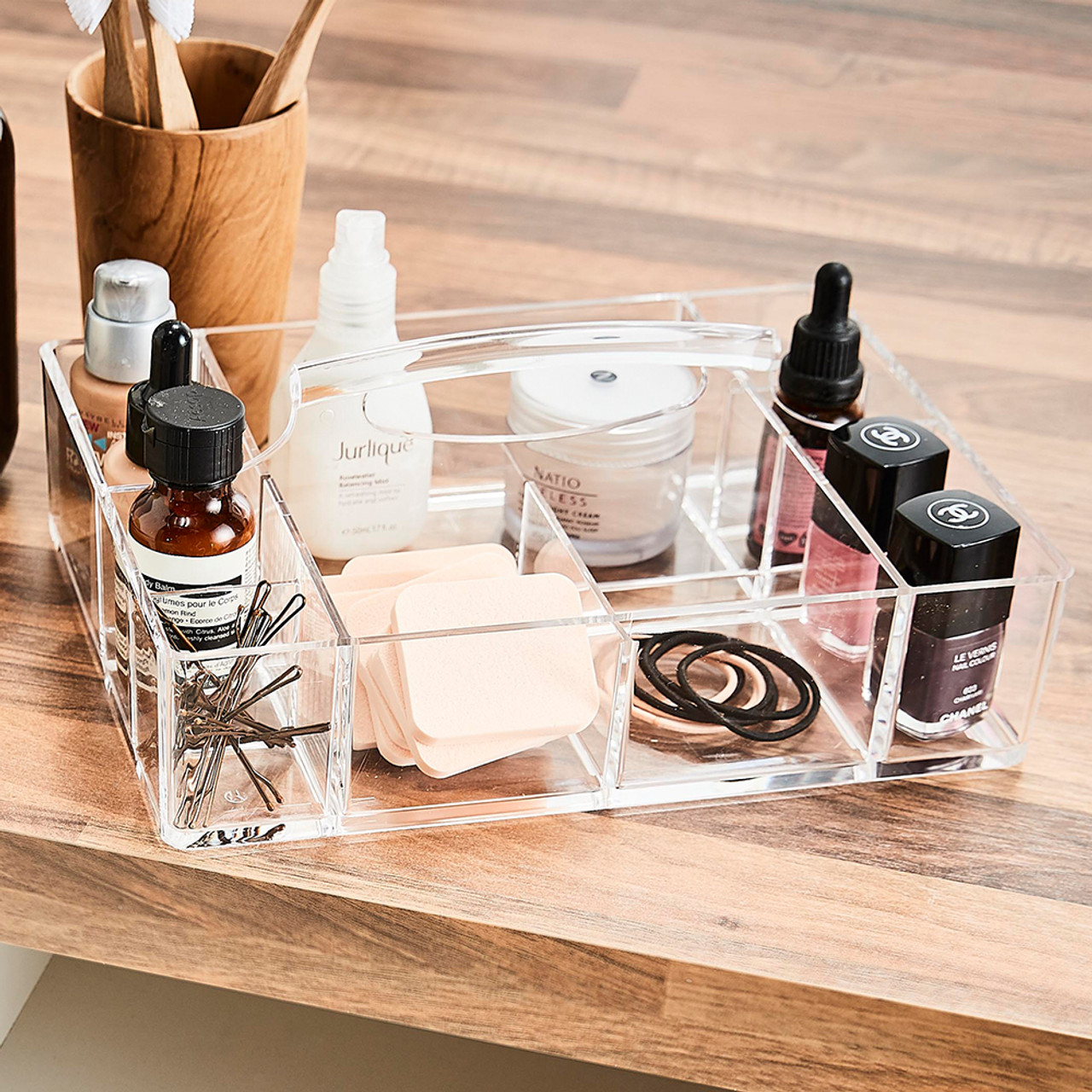 Acrylic Cosmetic Worktop Organiser