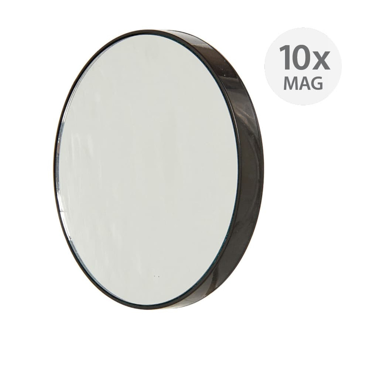 Suction shop magnifying mirror