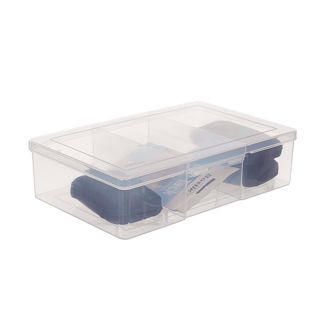 Fischer Large 3 Compartment Storage Box