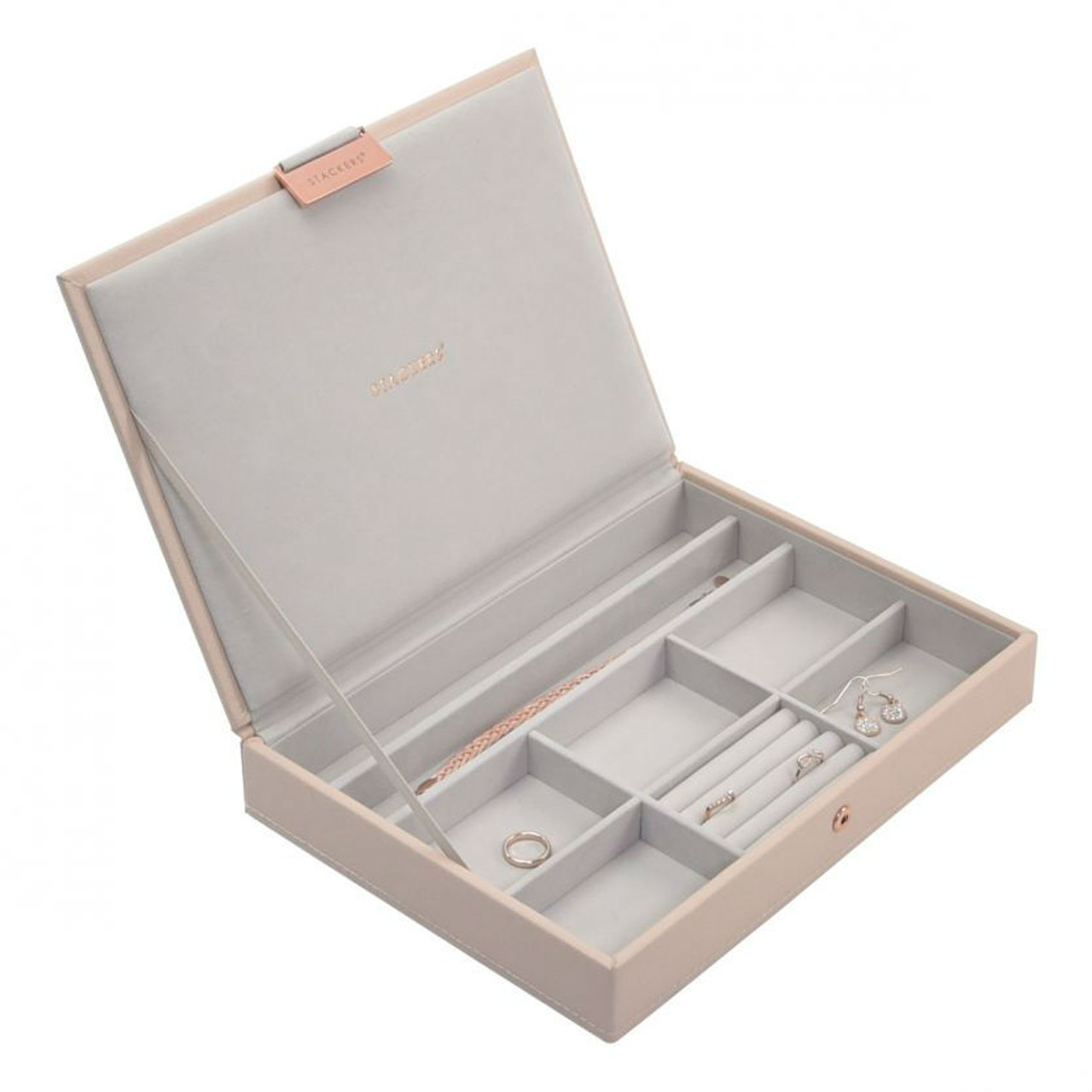 Stackers Classic Jewellery Box with Lid - Blush