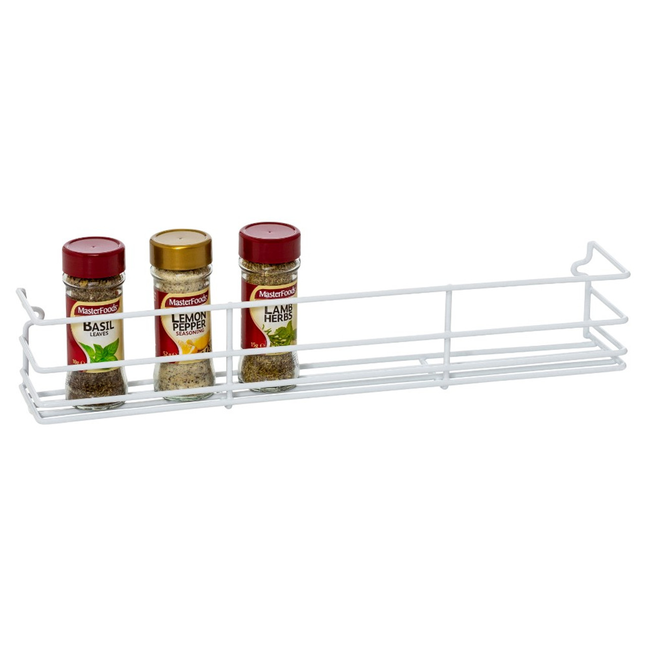 Howards Wire Wall Mountable Spice Rack Medium White Howards