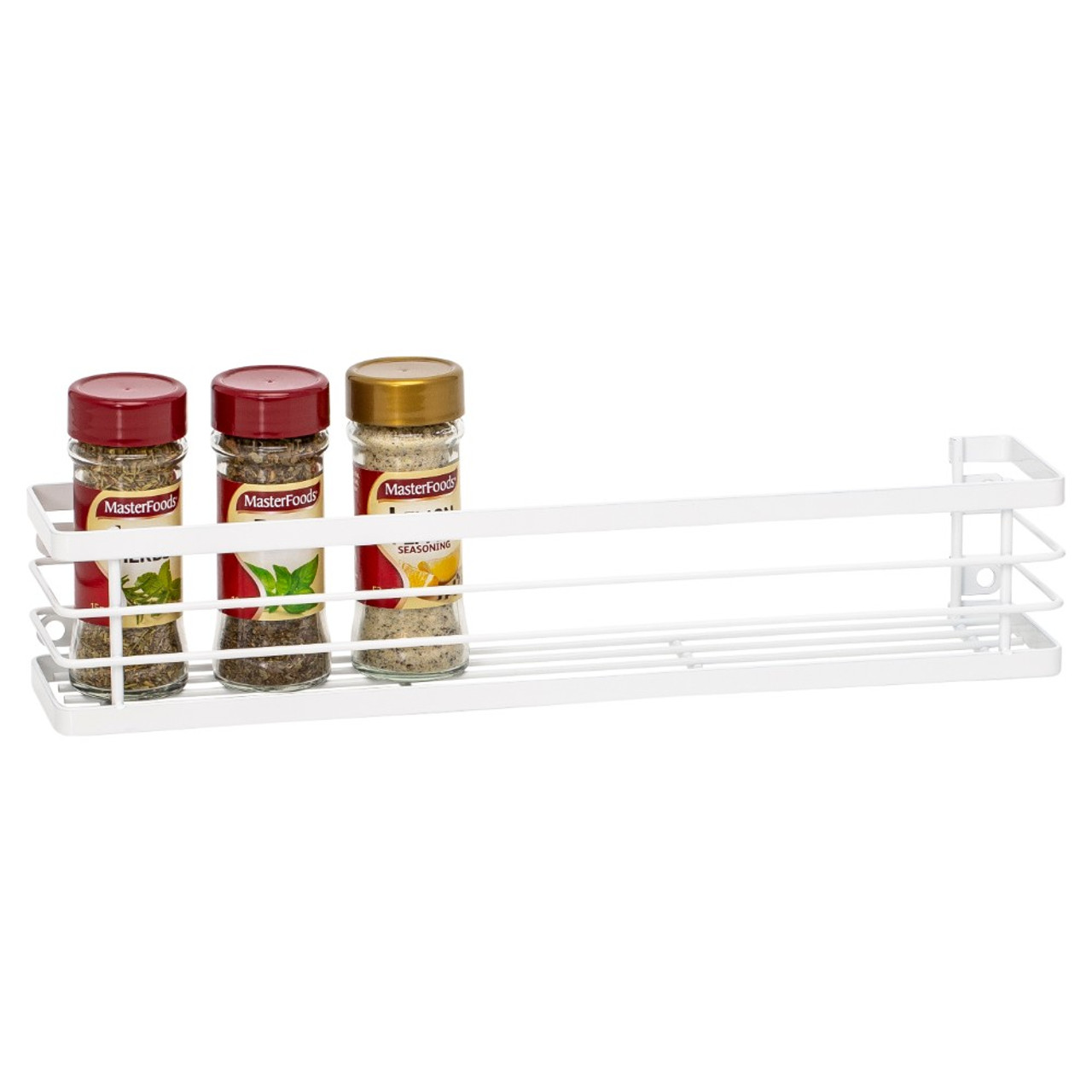 Howards Powder Coated Wire Wall Mountable Spice Rack Medium