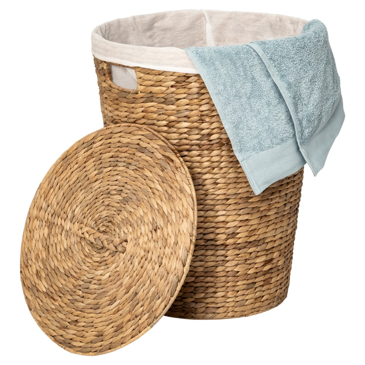 Water hyacinth laundry basket deals