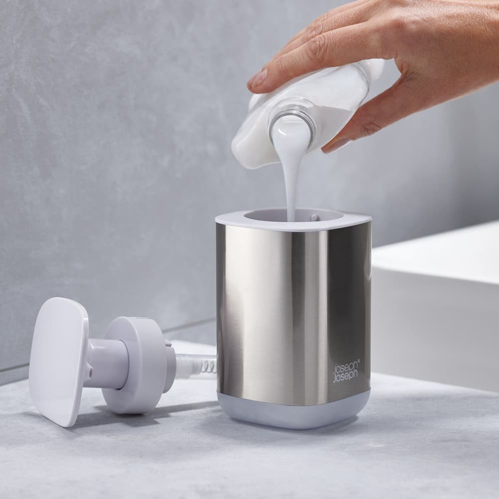 Joseph Joseph Presto Steel Soap Dispenser Howards Storage World