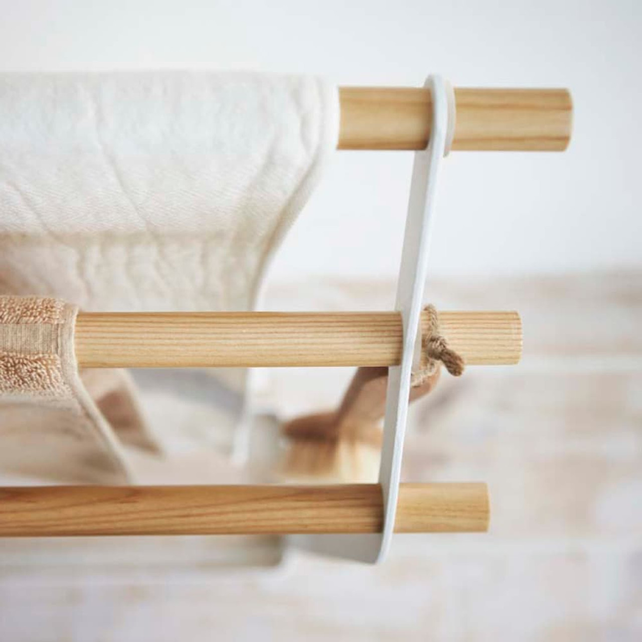 Yamazaki Freestanding Towel Rack White Howards Storage World
