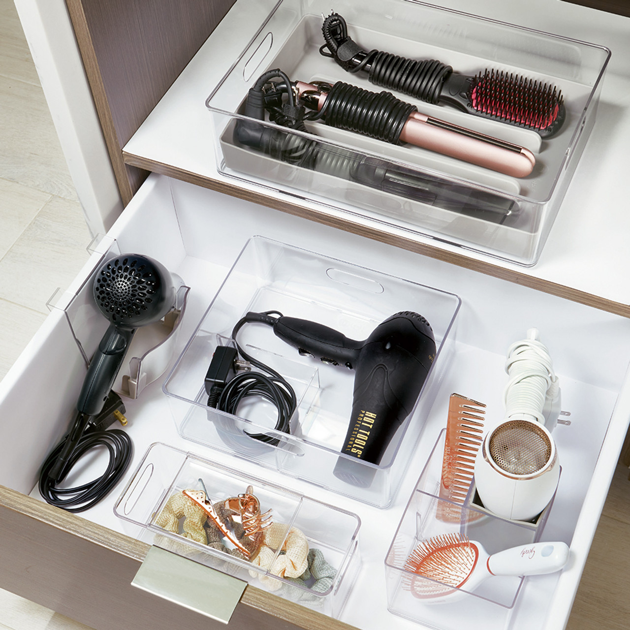 The Home Edit Hair Accessory Bin with Sliding Tray