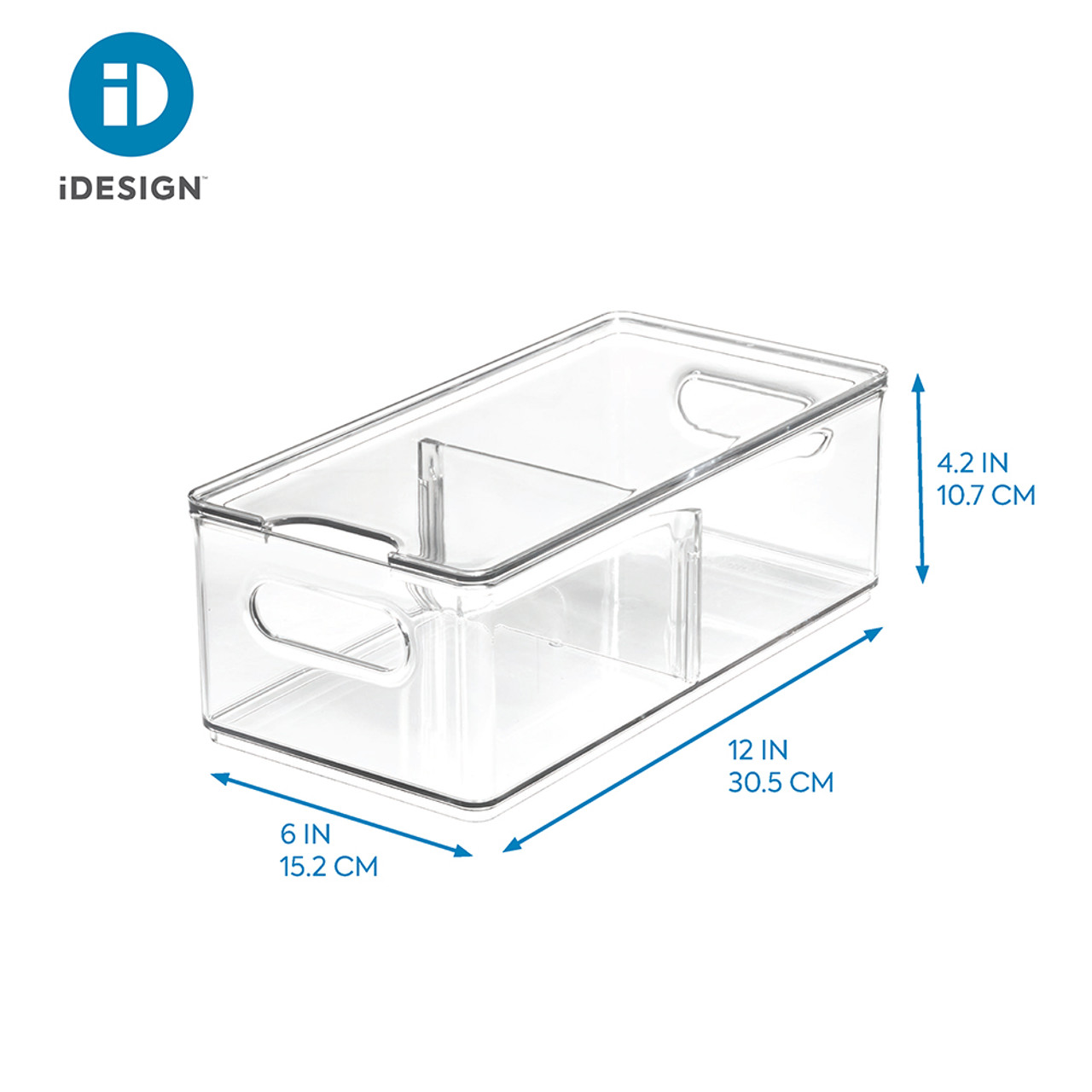 iDesign x The Home Edit Divided Fridge Container Large Howards