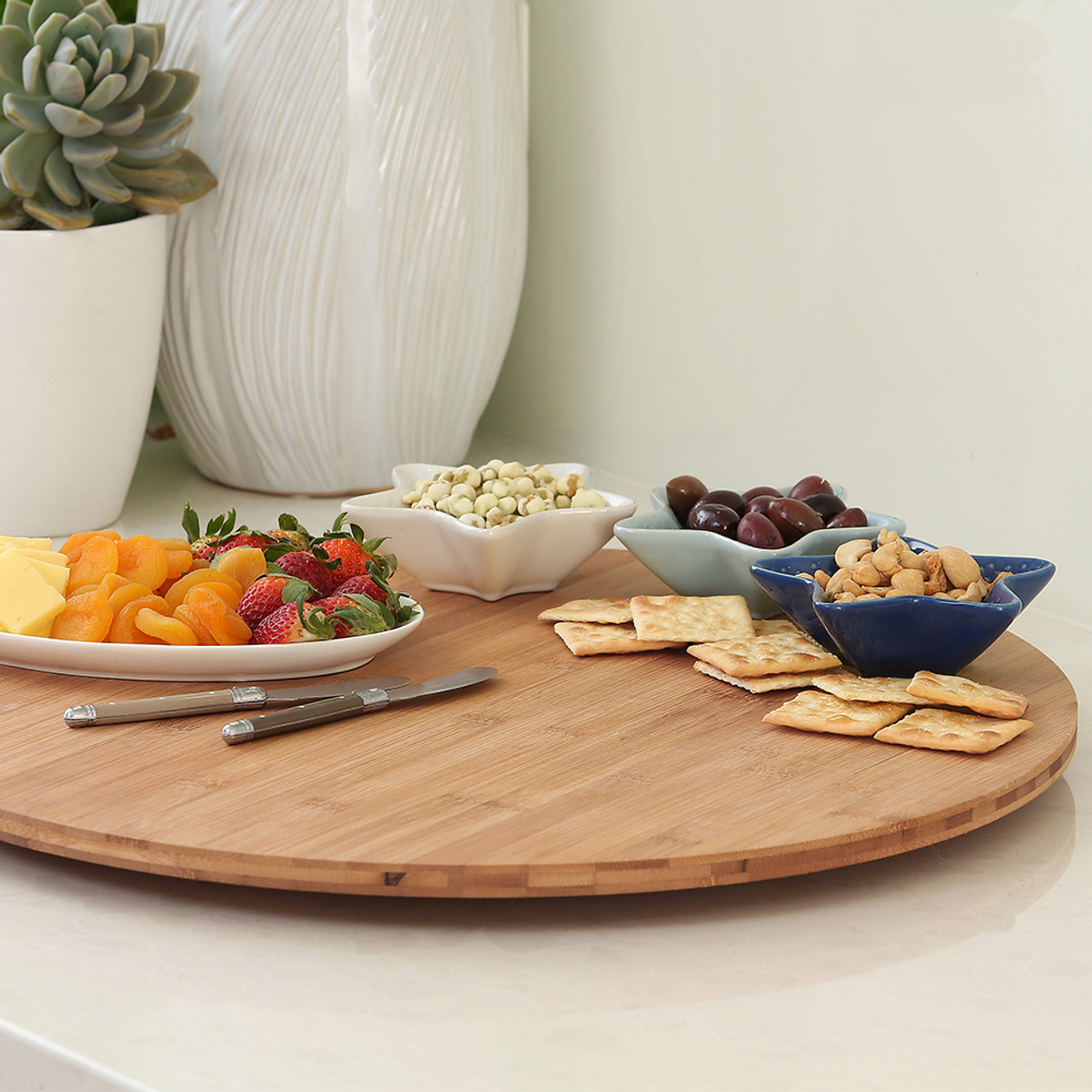 WilliamsWare Bamboo Lazy Susan Turntable - 50cm