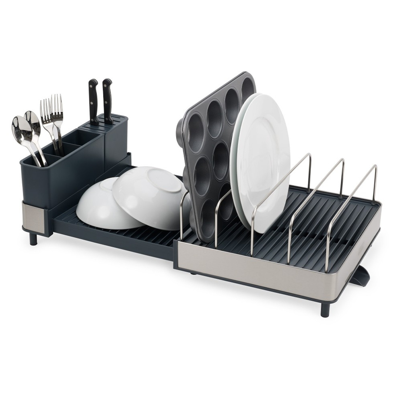 Joseph Joseph Extend Max Expandable Stainless Steel Dish Rack Howards Storage World