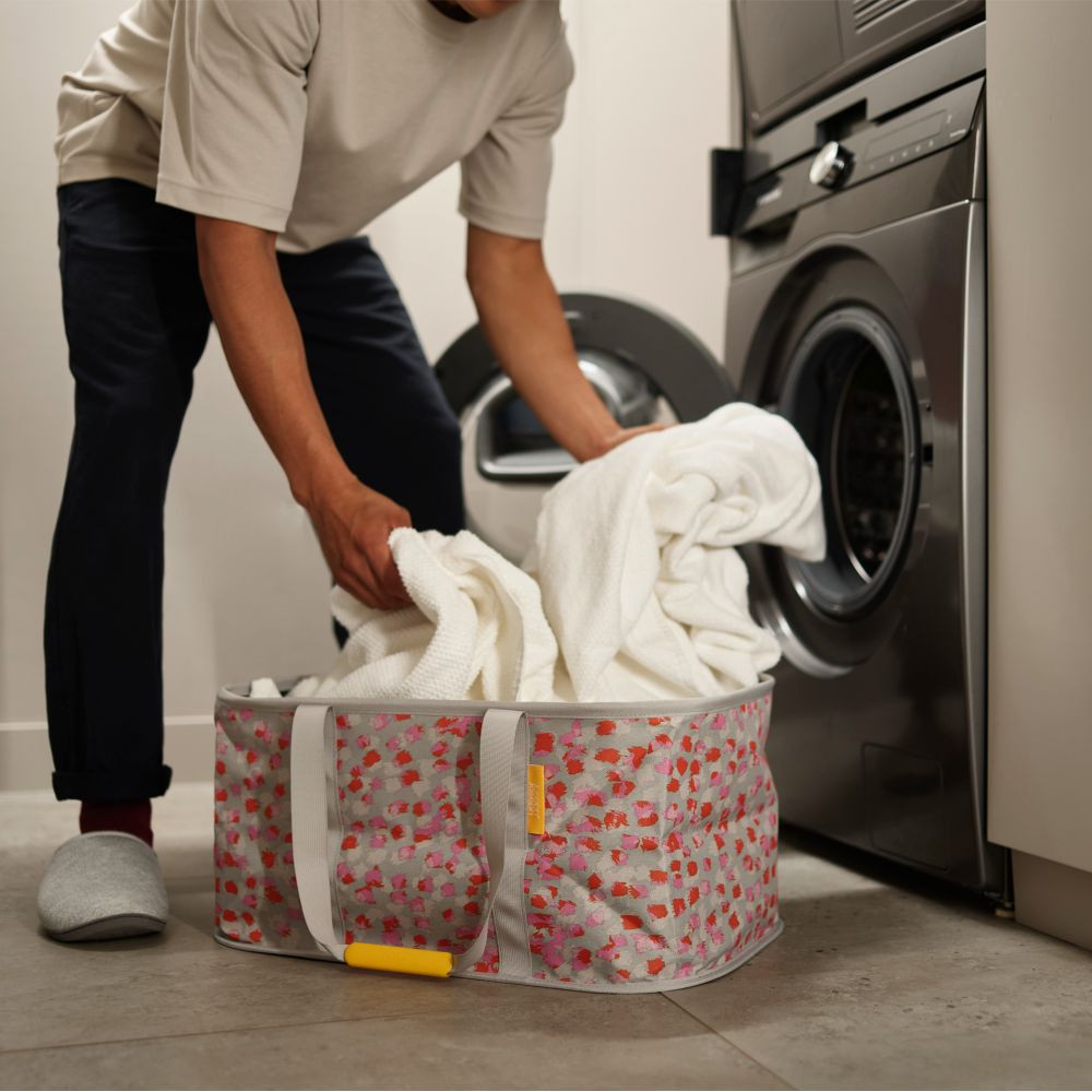 Joseph Joseph HoldAll Collapsible Laundry Basket Peach Howards