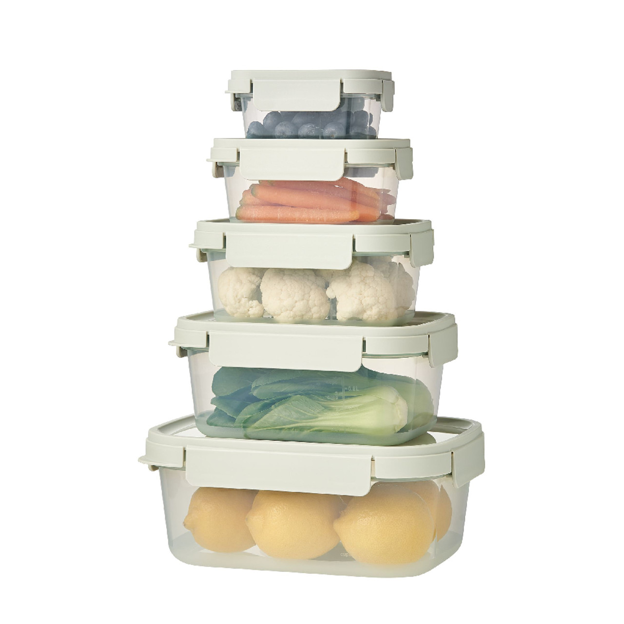 Lock & Lock Nestopia Rectangle Food Containers 5 Pack Howards