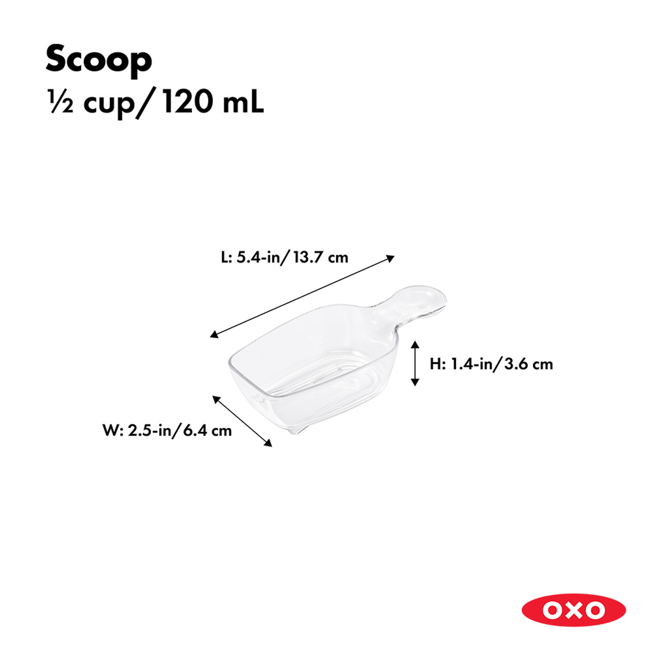 OXO POP Half-Cup Scoop + Reviews