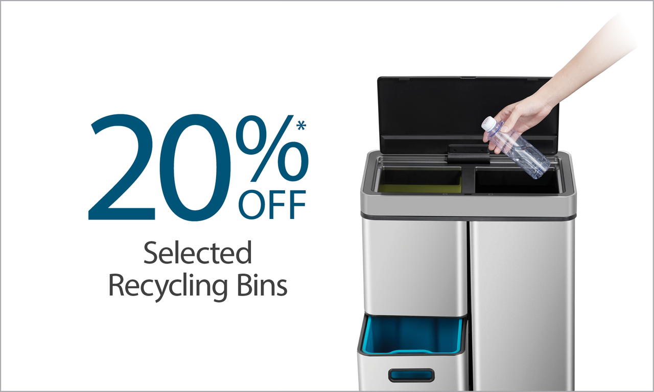 20% off selected recycling bins