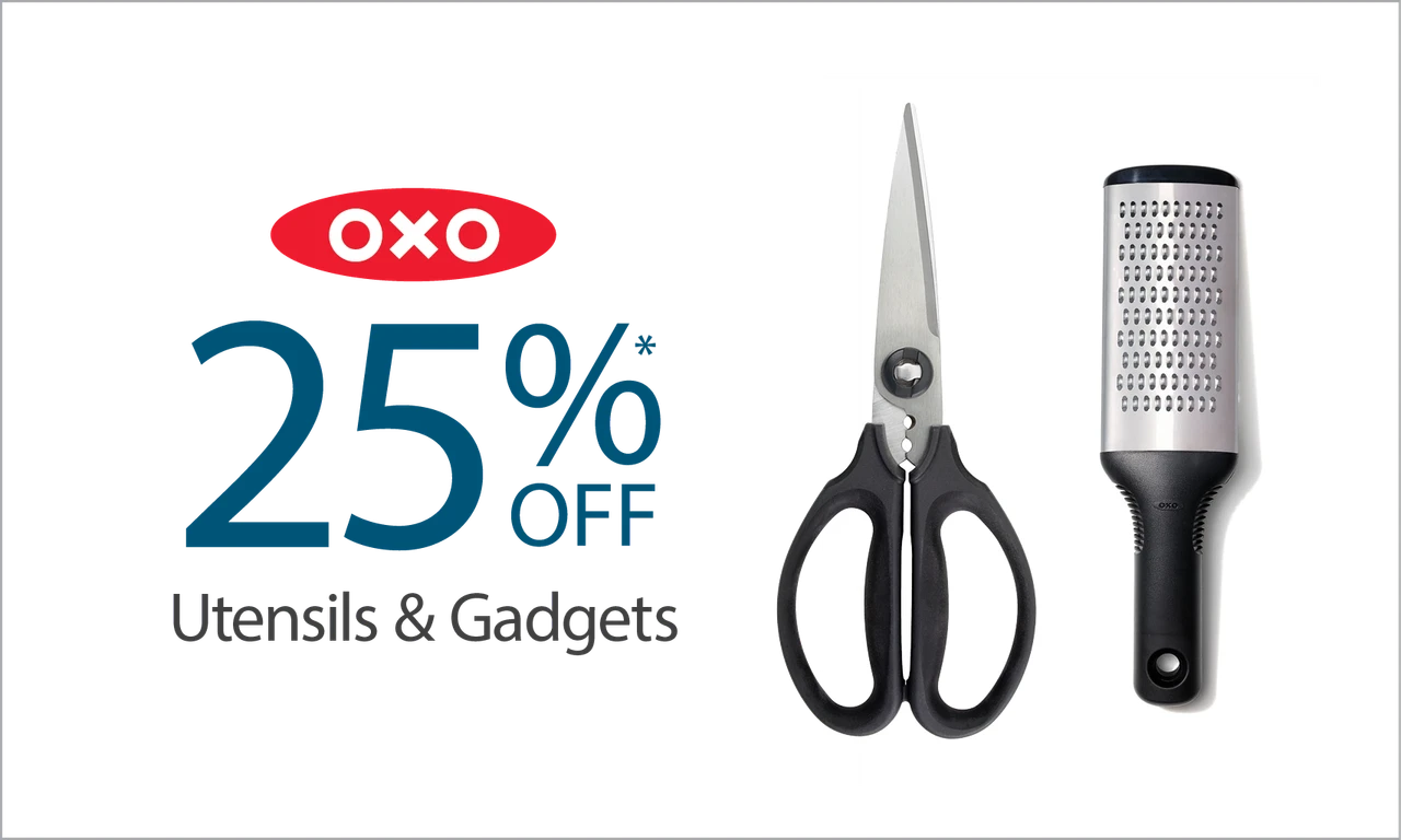 25% off selected OXO utensils