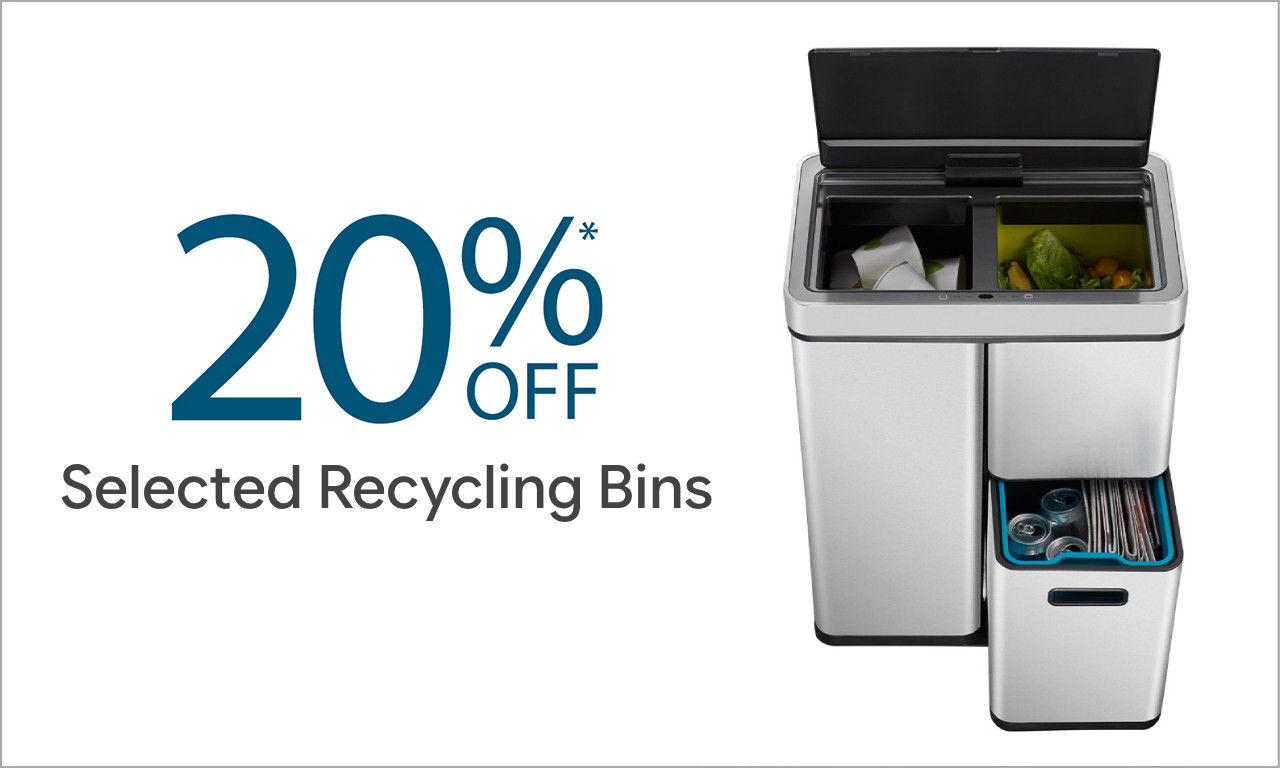 20% off selected recycling bins