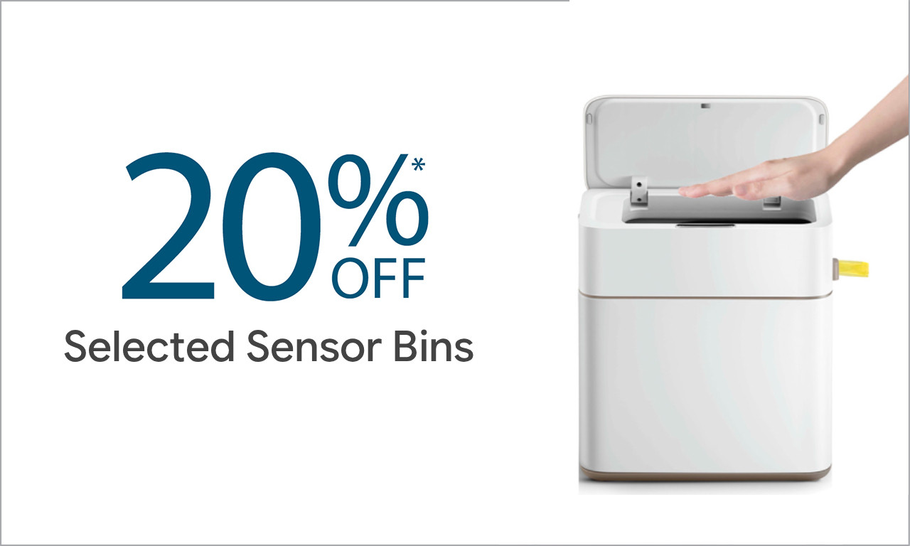 20% off selected sensor bins