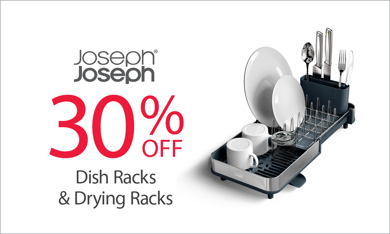 30% off joseph joseph dish racks