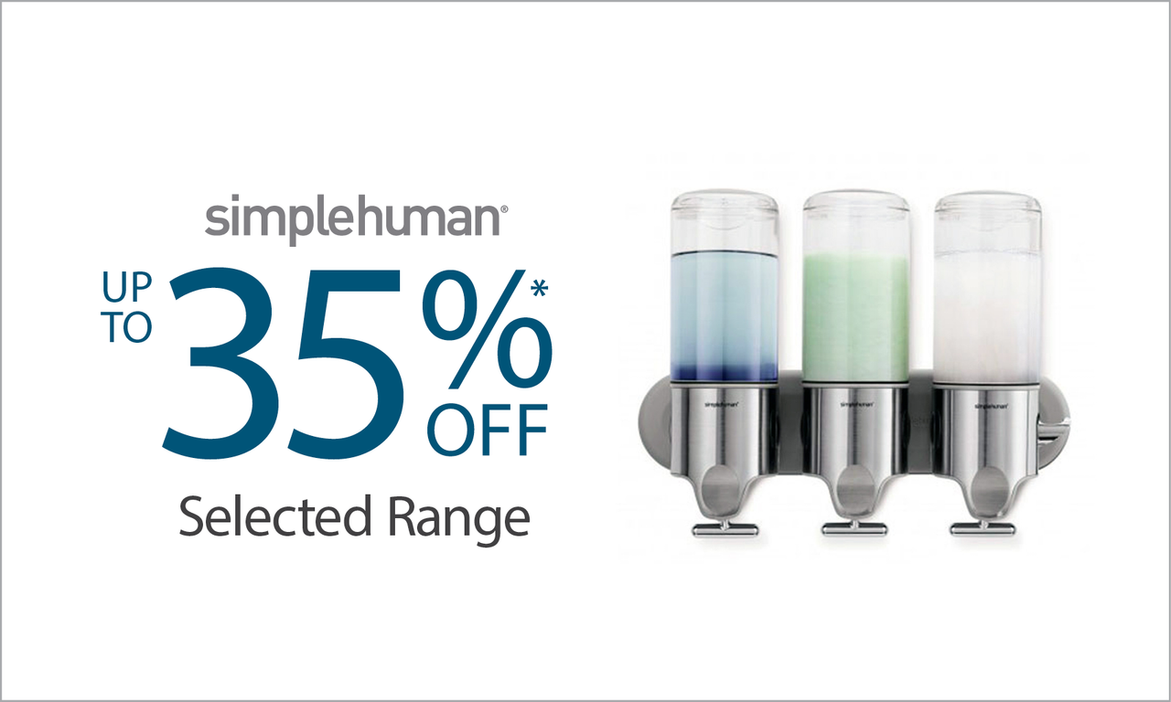 up to 35% off simplehuman