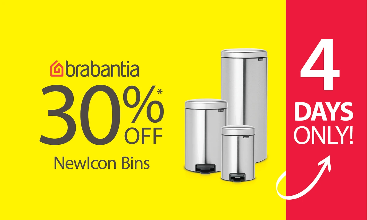 30% off brabantia newicon bins