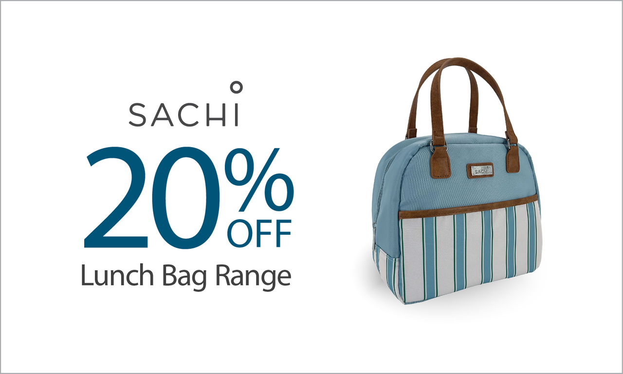 save 20% on sachi lunch bags