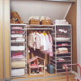 elfa Drawer System 35 Wire Drawer 3 Runner - White