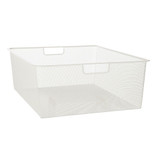elfa Drawer System 45 Mesh Drawer 2 Runner - White