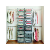 elfa Drawer System 45 Mesh Drawer 3 Runner - Platinum