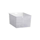 elfa Drawer System 45 Mesh Drawer 3 Runner - White