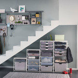 elfa Drawer System 55 Mesh Drawer 2 Runner - White