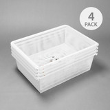 elfa 40 Gliding Mesh Drawer Kit 4 Pack - White