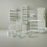 elfa Drawer System 35 Basic Crossbar Kit for Frame 4-Piece - White