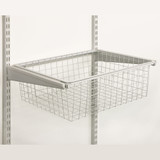 elfa 30 Gliding Wire Drawer W448mm x H185mm - White