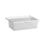 elfa 30 Gliding Mesh Drawer W605mm x H185mm - White