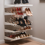 elfa 40 Gliding Shoe Rack W448mm x H96mm - White