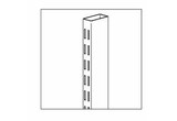 Elfa White Freestanding Upright 2124mm