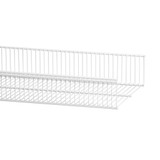elfa 30 Wire Shelf Basket 607mm Width - White