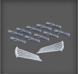 elfa Screws and Plugs - 10 Pack