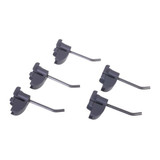 elfa Utility Pegboard Hook Short Tool 5-Pack - Grey
