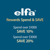 elfa White Single Shoe Rack W598mm