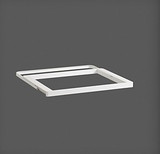 elfa White / White Decor Gliding Drawer Frame